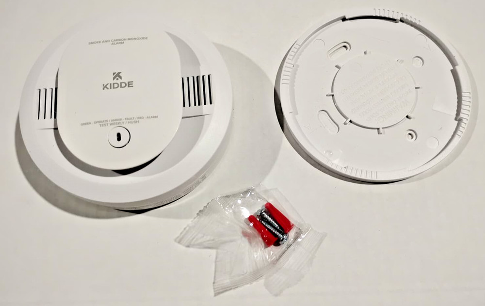 Kidde Smoke&Carbon Monoxide Detector,Battery Powered,LED Warning Light Indicator