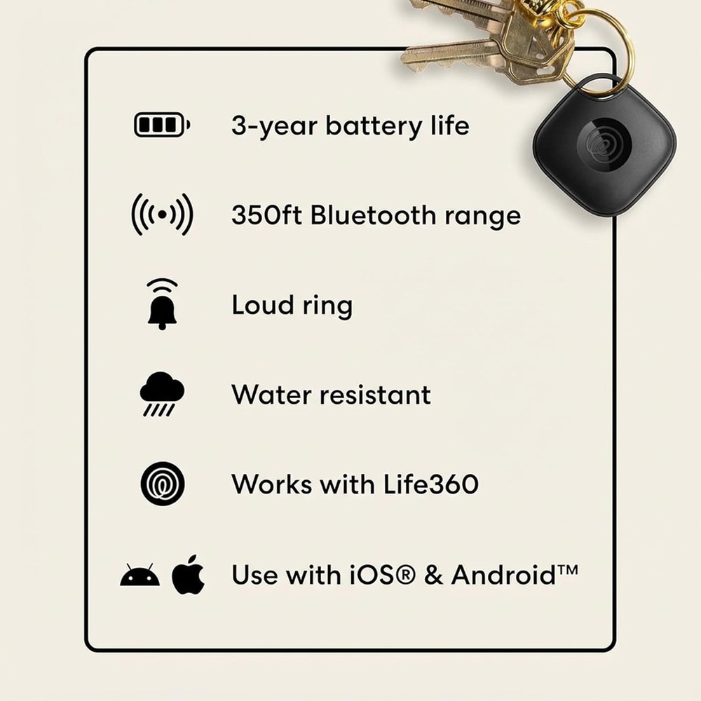 Tile Bluetooth Tracker Starter Pack for Keys and Wallets, 2-Pack