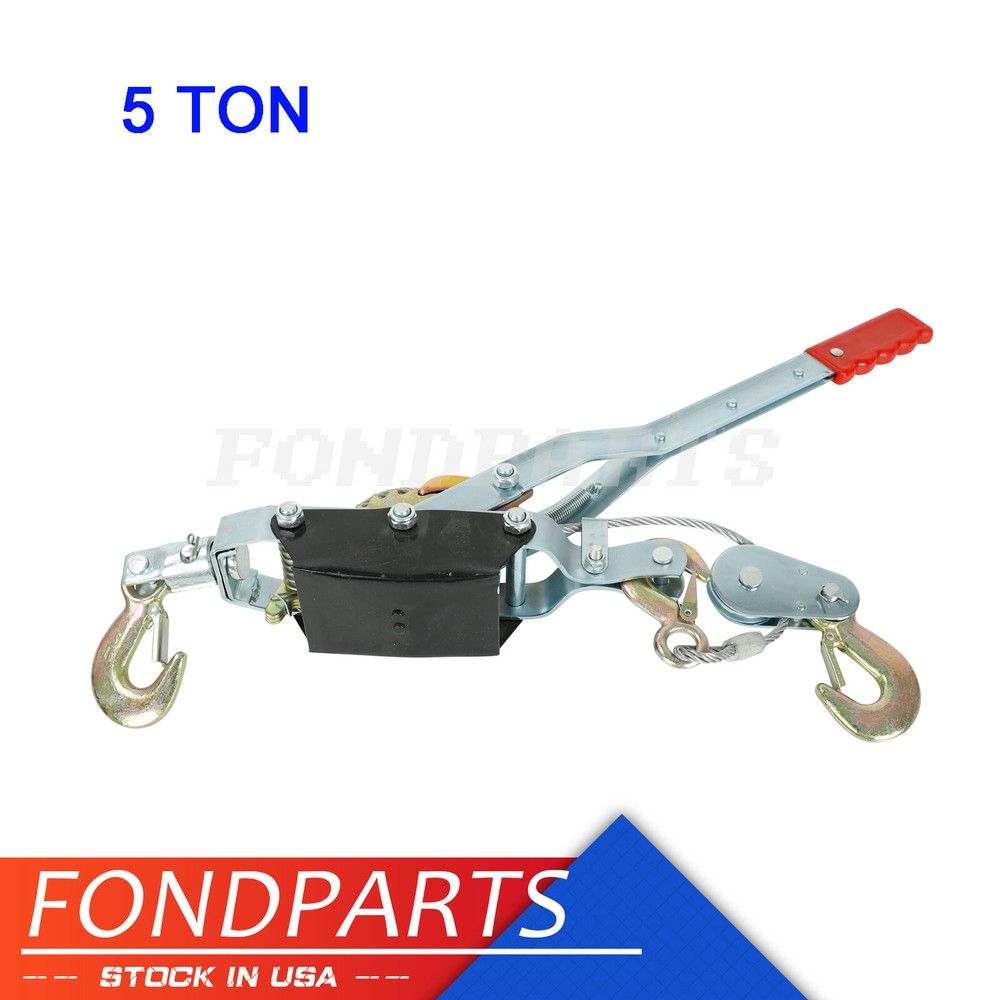 5 TON COMEALONG RATCHET HAND CABLE WINCH PULLER COME A LONG COME ALONG TOOL