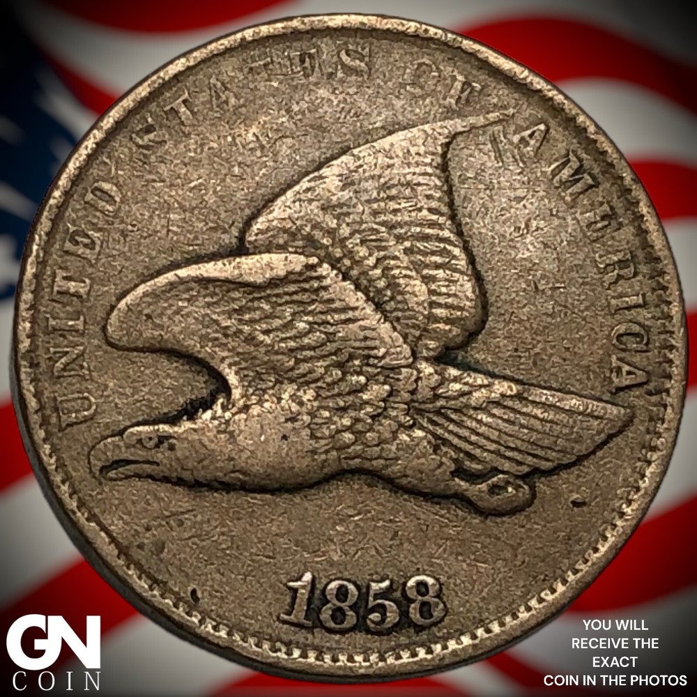 1858 Flying Eagle Cent  M1704