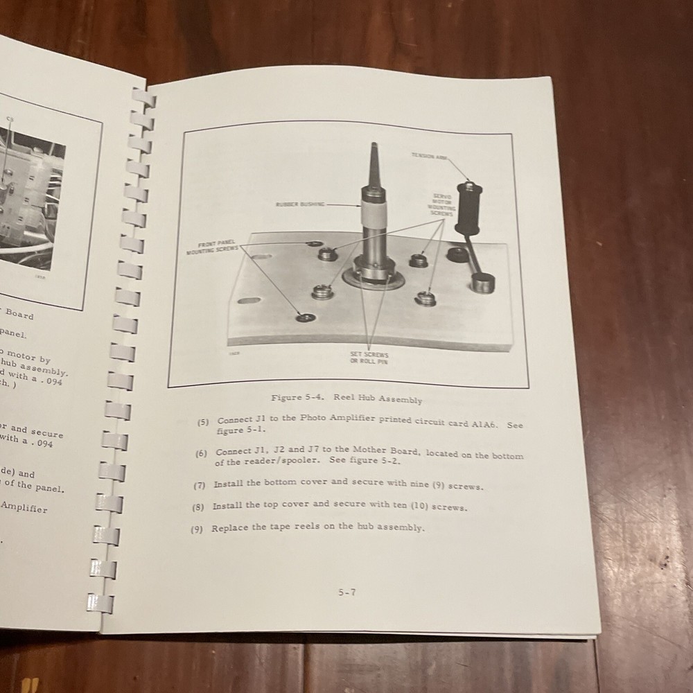 EECO Model TRS9000 Reader/Spooler Instruction Manual Rev A 1973