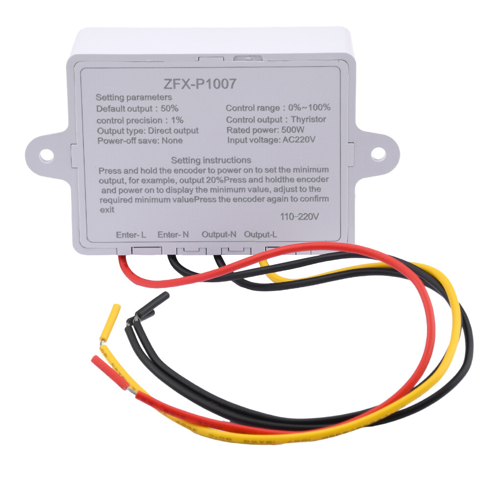 500W Adjustable AC 220V Speed Controller Digital Motor Reducer Speed Regulator