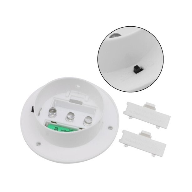 4 Pack Solar Powered LED Outdoor Gutter Lights with Brackets - Water Resistant