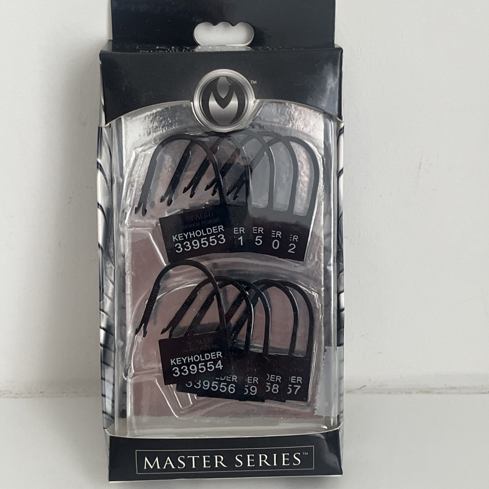 Master Series Keyholder 10 Pack Numbered Plastic Chastity Locks