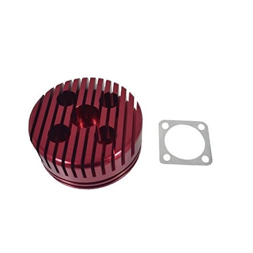 CNC Cylinder Head for Racing 66cc/80cc Engine () red