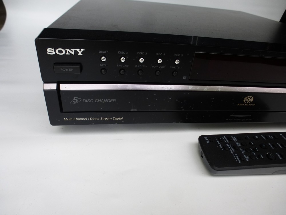 Sony SCD-CE595 Super Audio CD Player 5 Disc Changer - with Remote TESTED