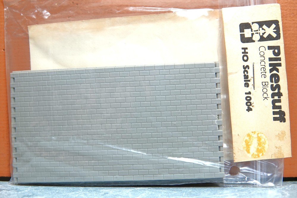 PIKESTUFF HO CONCRETE BLOCKS LONG SECTIONS # 1004 (4 SHEETS)