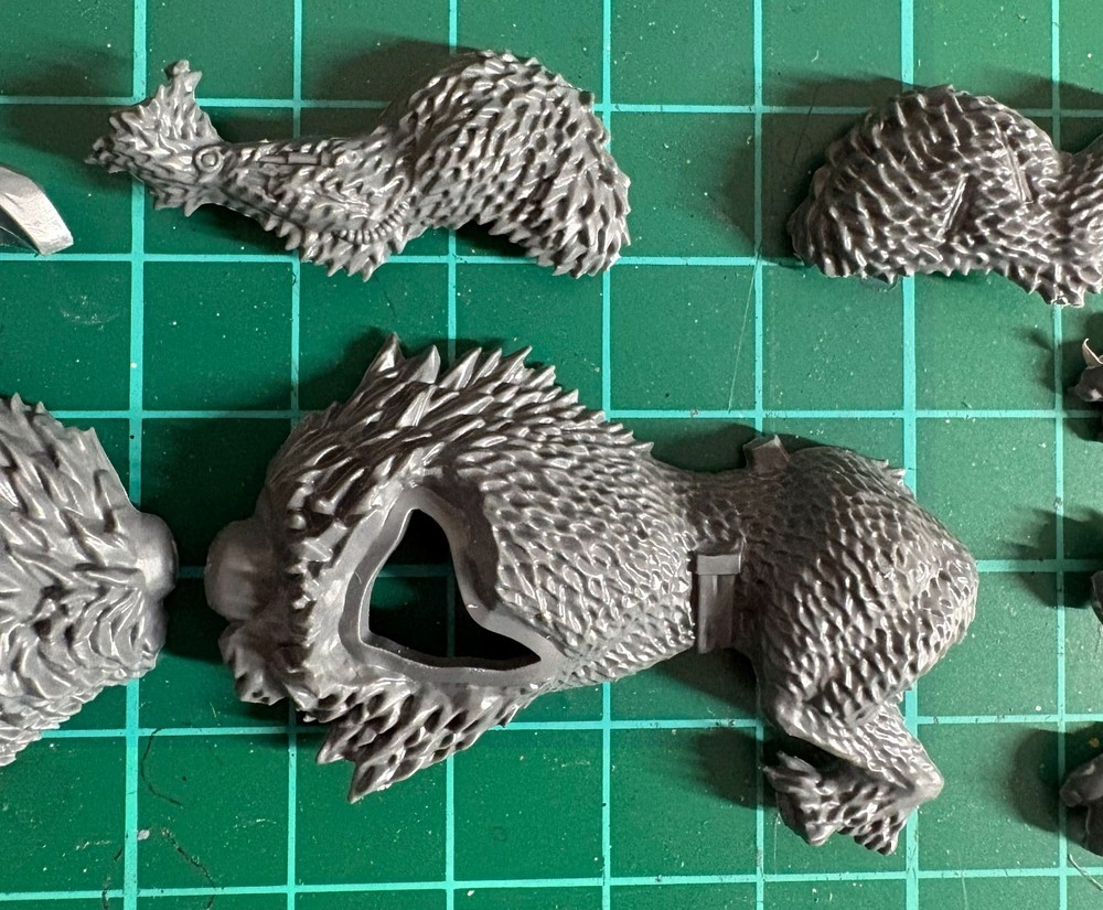 Space Wolves Thunderwolf Cavalry Wolf A | Torso Body Bits Warhammer 40K Kitbash