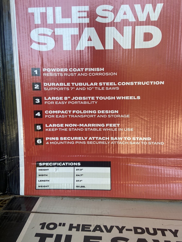 10” Heavy-Duty Tile Saw