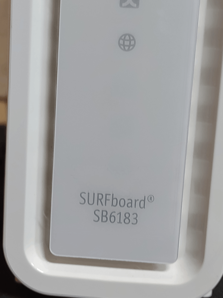 Arris SB6183 Surfboard Cable Modem DOCSIS 3.0 White
