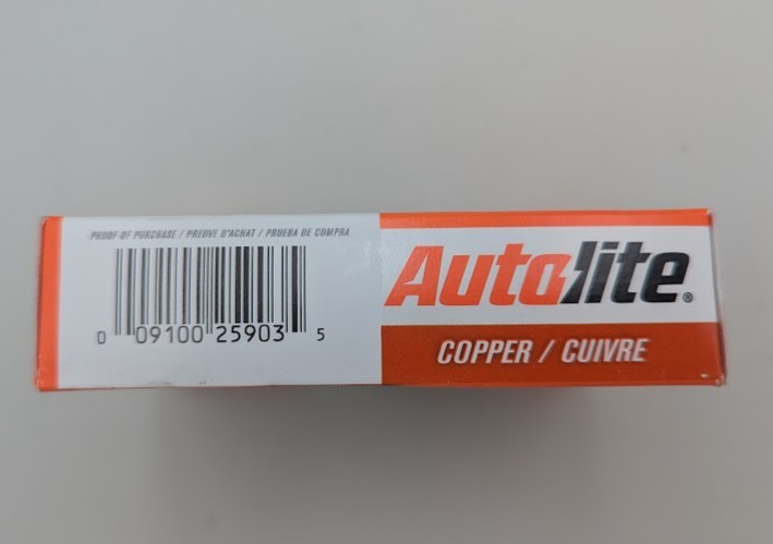 Autolite Copper Core Spark Plug 4 Pk 5245