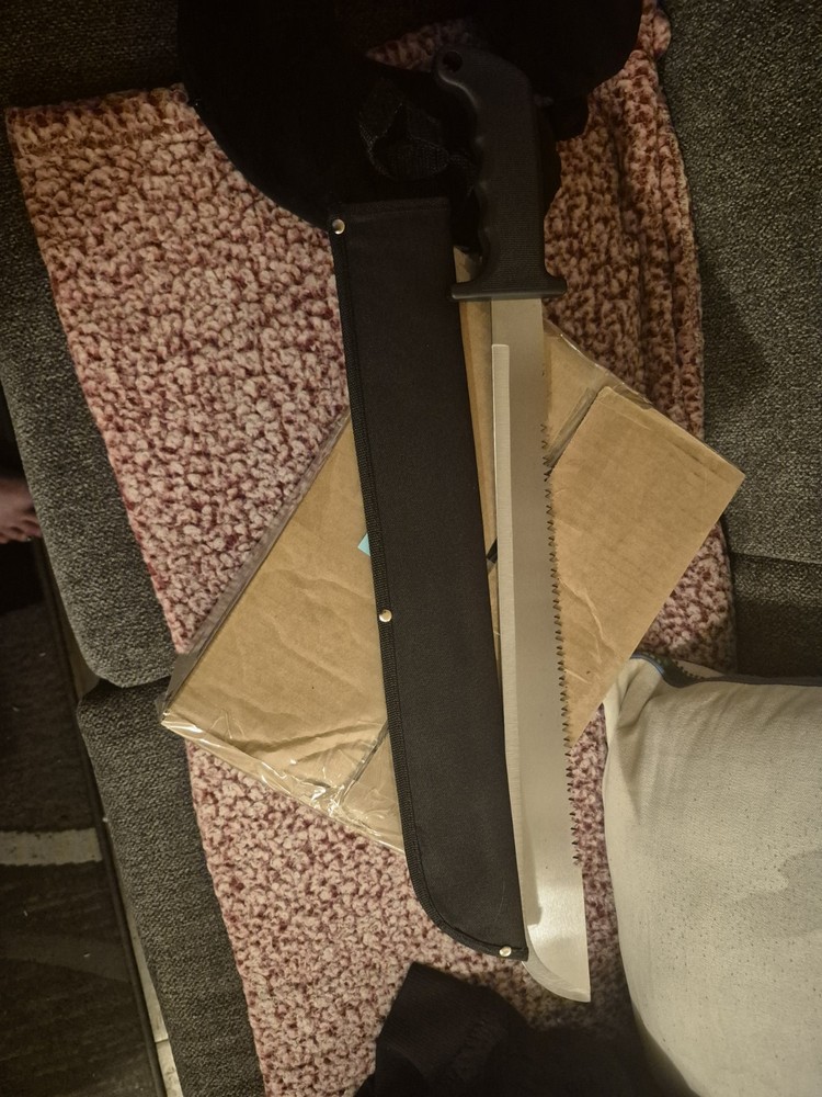 Machete With Case Cover