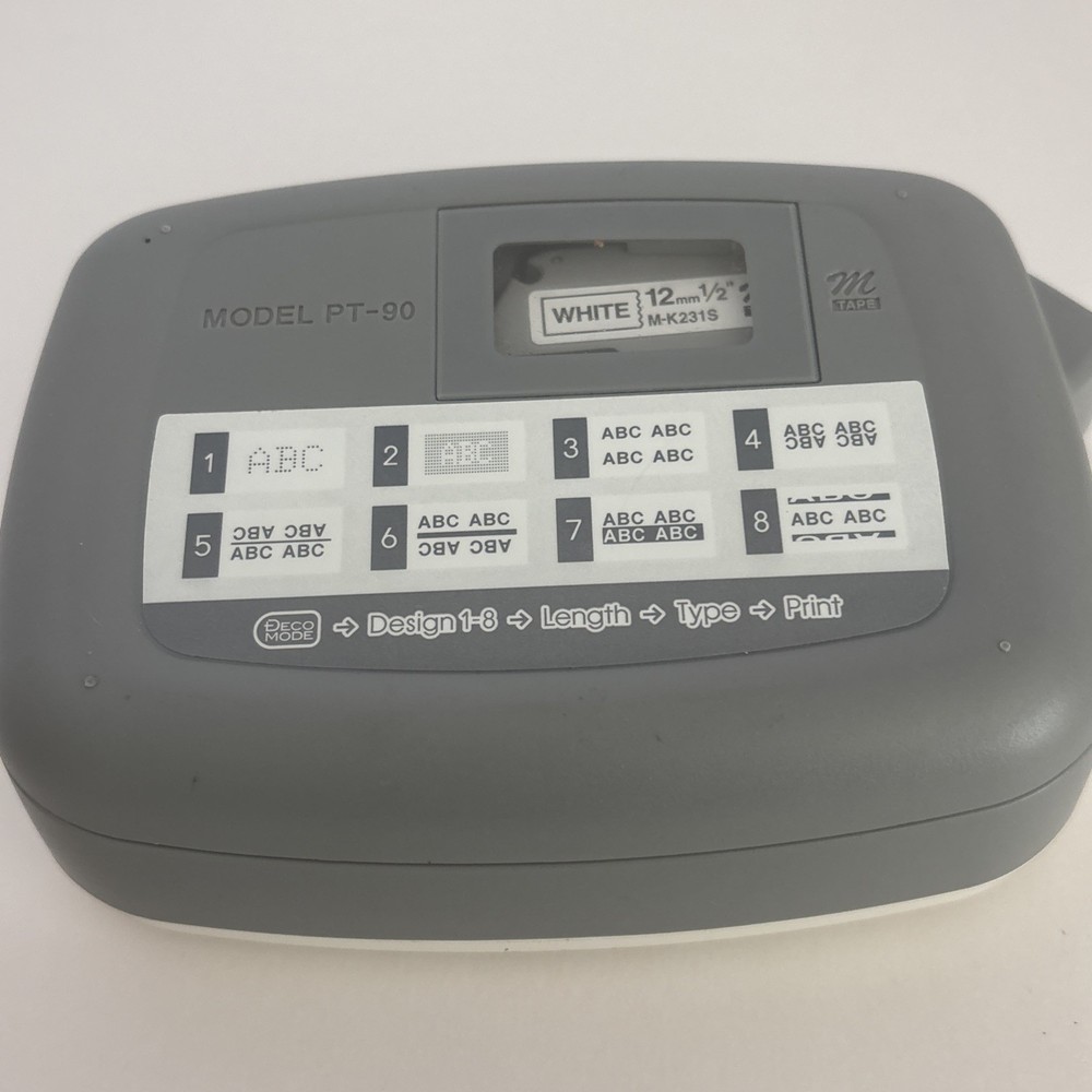 Brother P-Touch PT-90 Electronic Labeling System Label Maker - tested & works