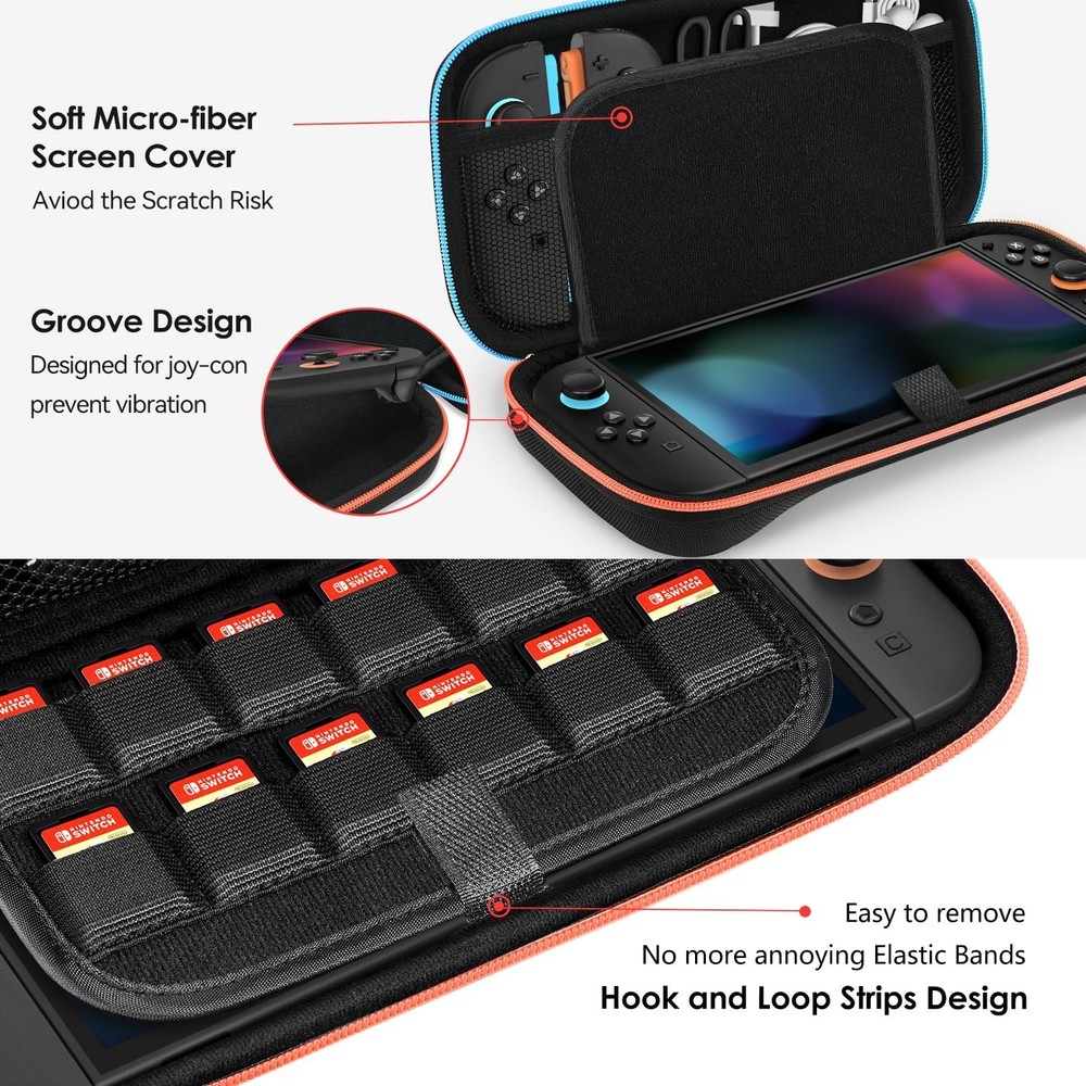 Brand New Nintendo Switch 2 Model2025 Carrying Case, Black