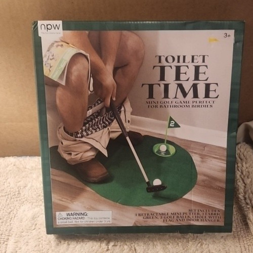 Toilet Tee Time Golf set