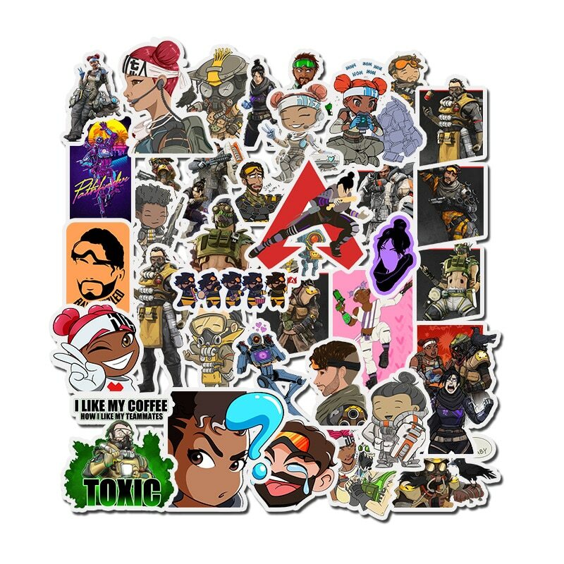 50 PCS APEX Legends Game Stickers