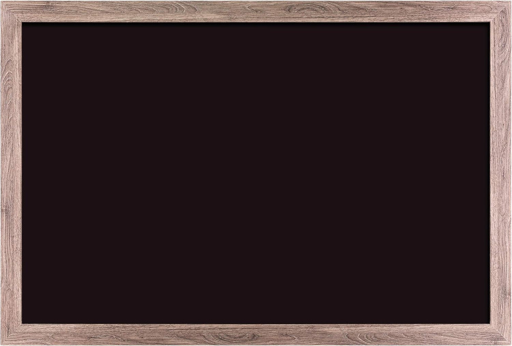 Rustic Magnetic Chalkboard 36"x24" with Premium Matte Surface Frame