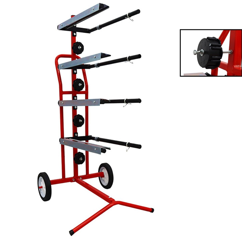 21.7" Mobile Masking Machine Tree Style Station Multiple Rolls for Masking Paper