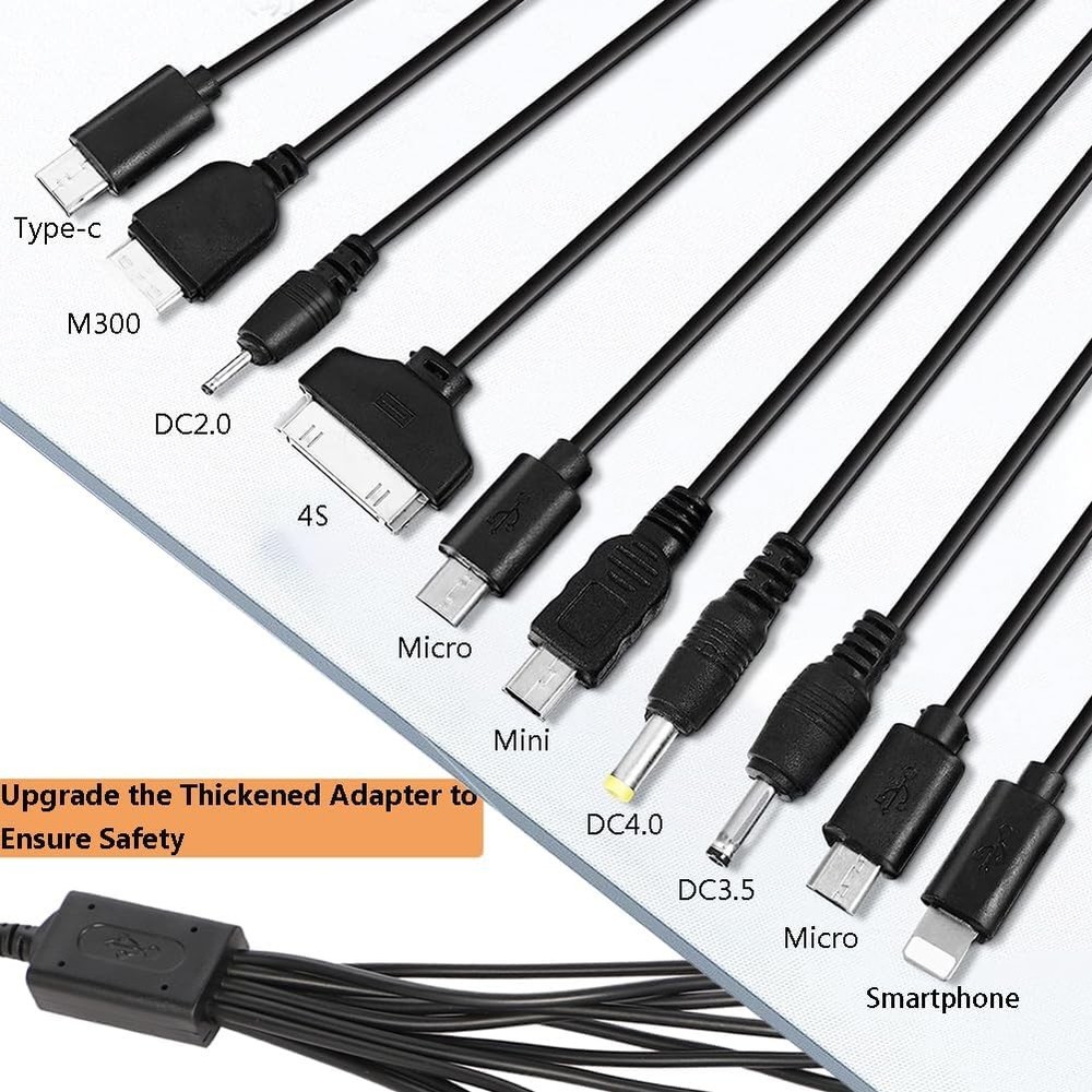 DYXDYC 10 in 1 Multi Charging Cable, Universal Multiple Cord Cable...