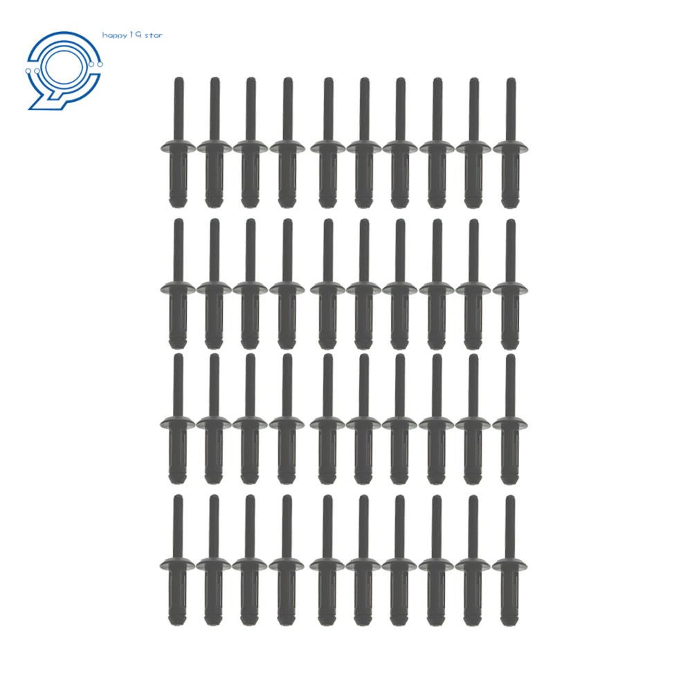 41 Piece Plastic Poly Rivet Gun Quick Set Riveter Riveting Hand Tool Asorted Set