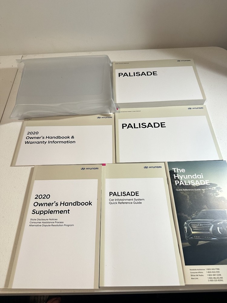 2020 Hyundai Palisade Owners Manual Set
