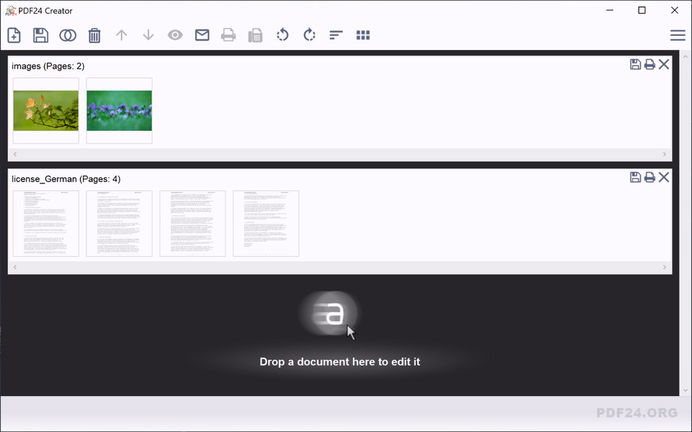 PDF 24 | PDF Creator/Editor | Windows | Manuals Included