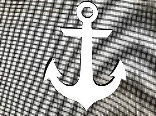 DCentral Anchor Flexible Screen Magnet:Double-Sided. Bright White