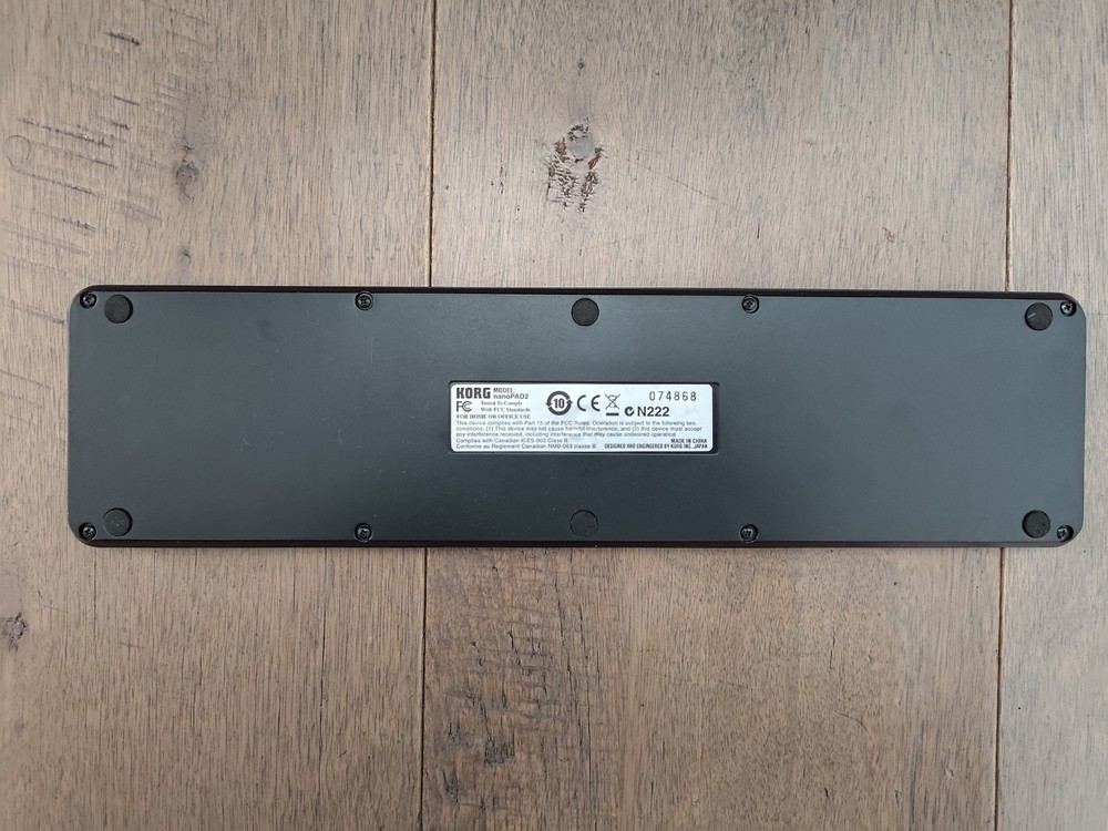 Korg nanoPAD2 Black USB/MIDI Pad Controller