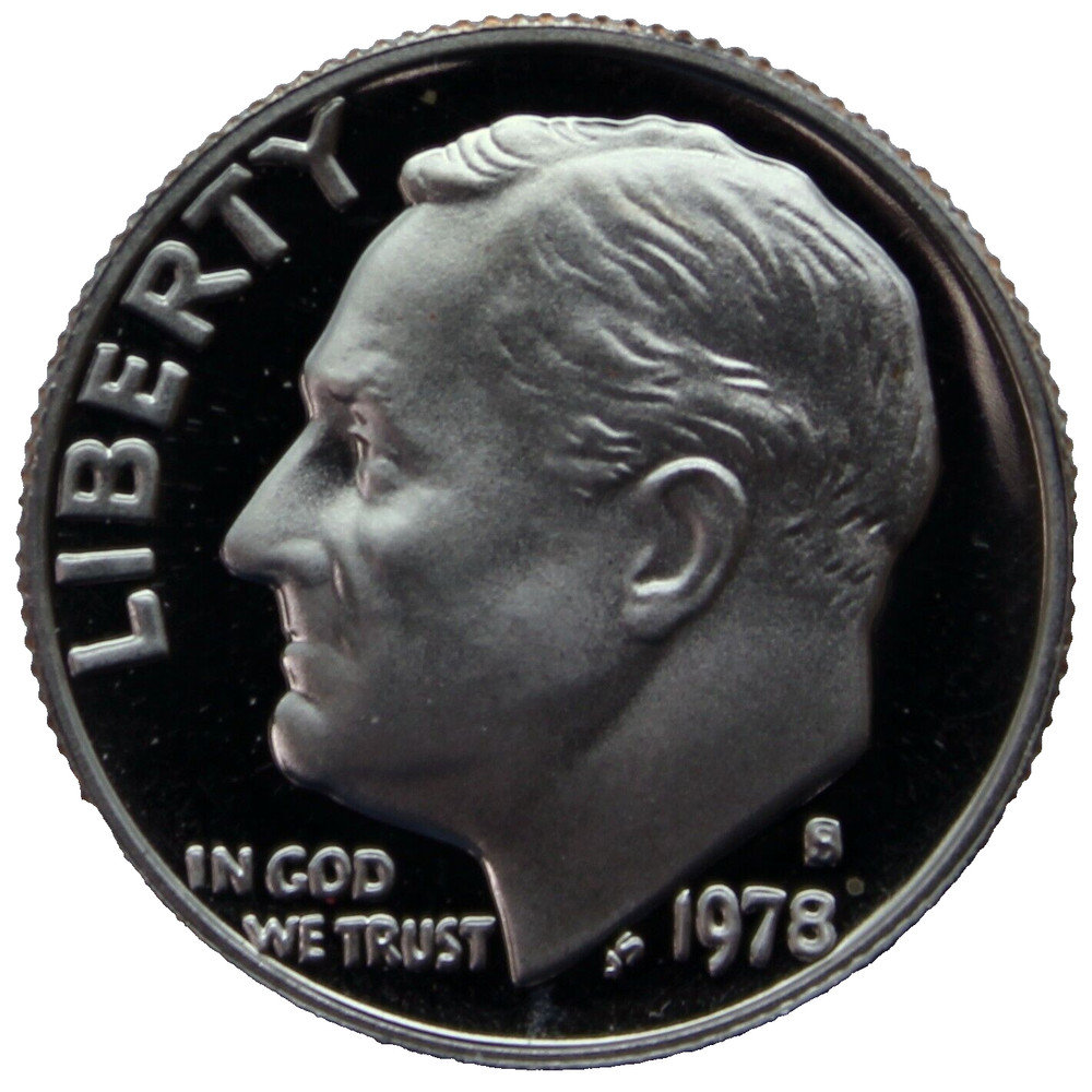 1978-S Proof Roosevelt Dime