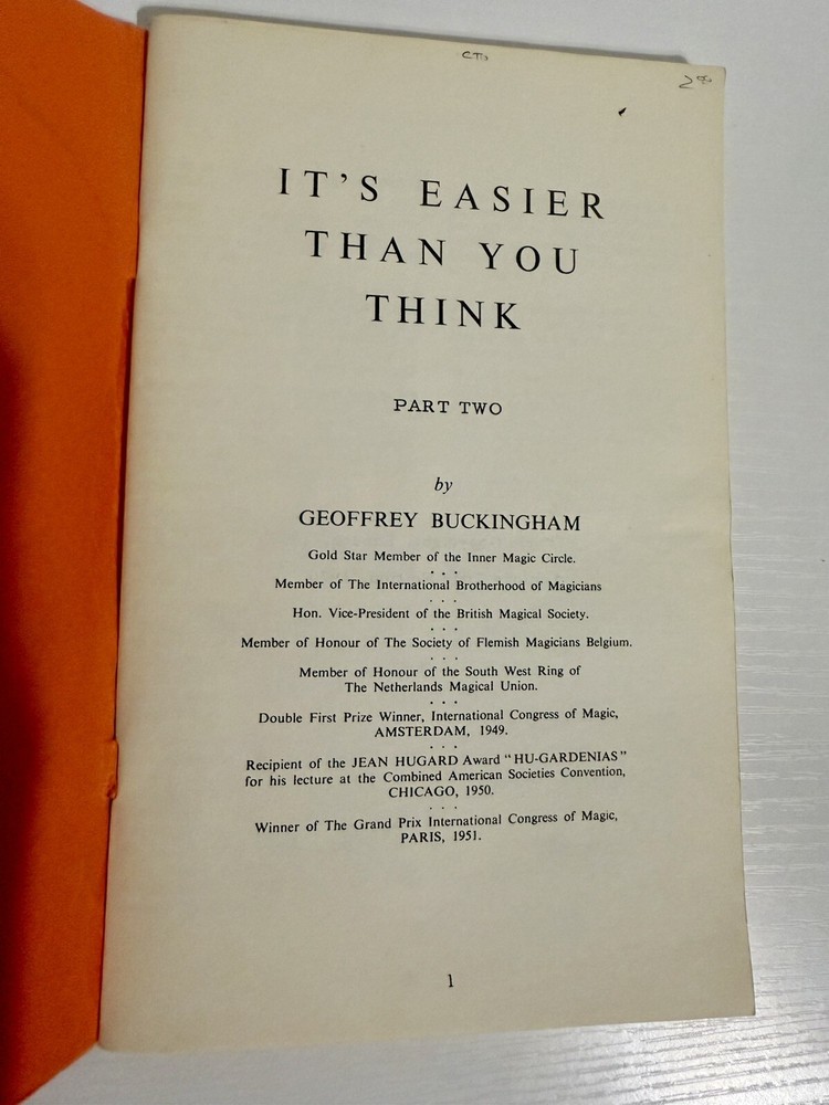 It’s Easier Than You Think Volume 2 Paperback