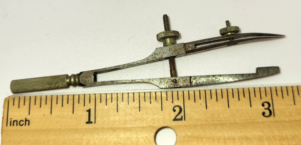 Drop Bow Pen Divider Compass Tool Vintage