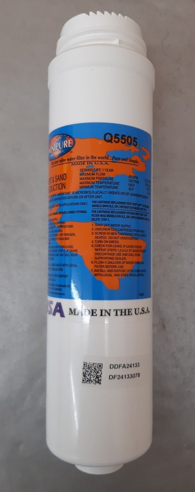 Omnipure Q-Series Sediment Water Filter 2.5" x 10" White Q5505