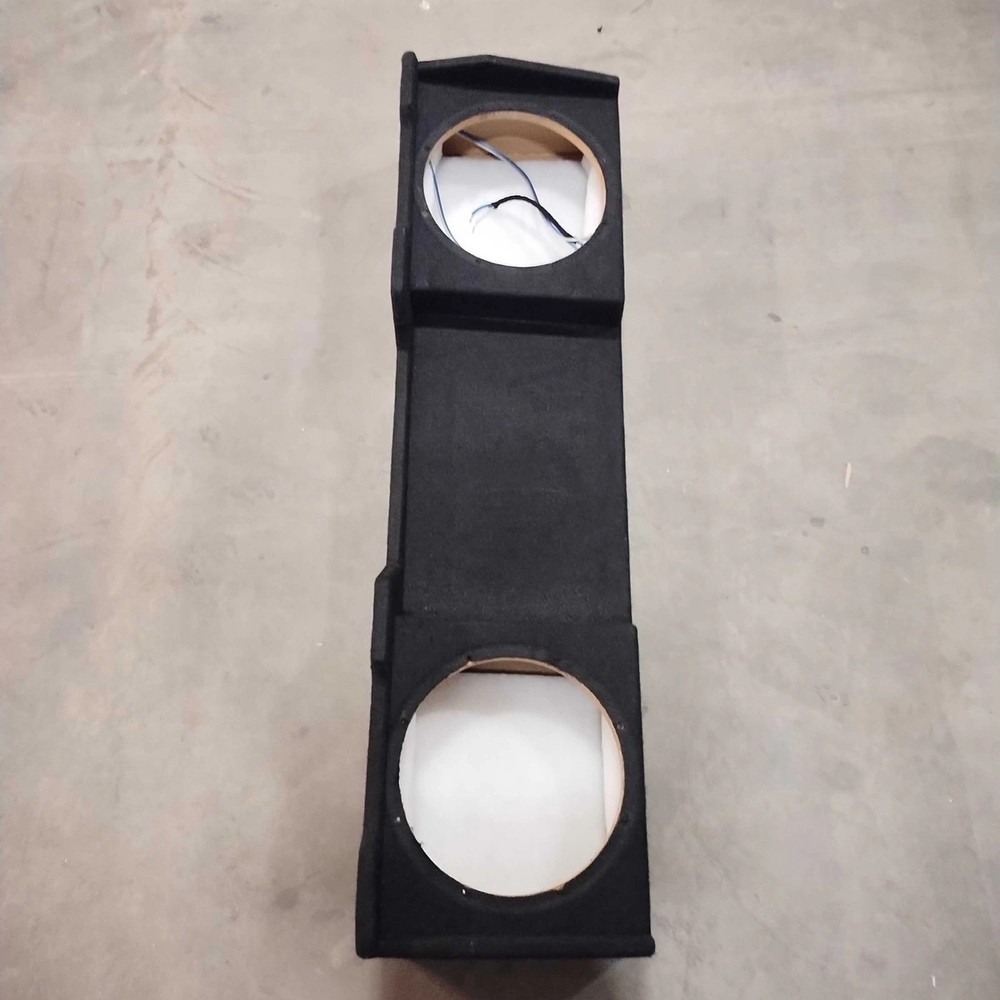 USED EMPTY DUAL 12" SUB ENCLOSURE - FITS 1999-2006 CHEVY SILVERADO EXT CAB