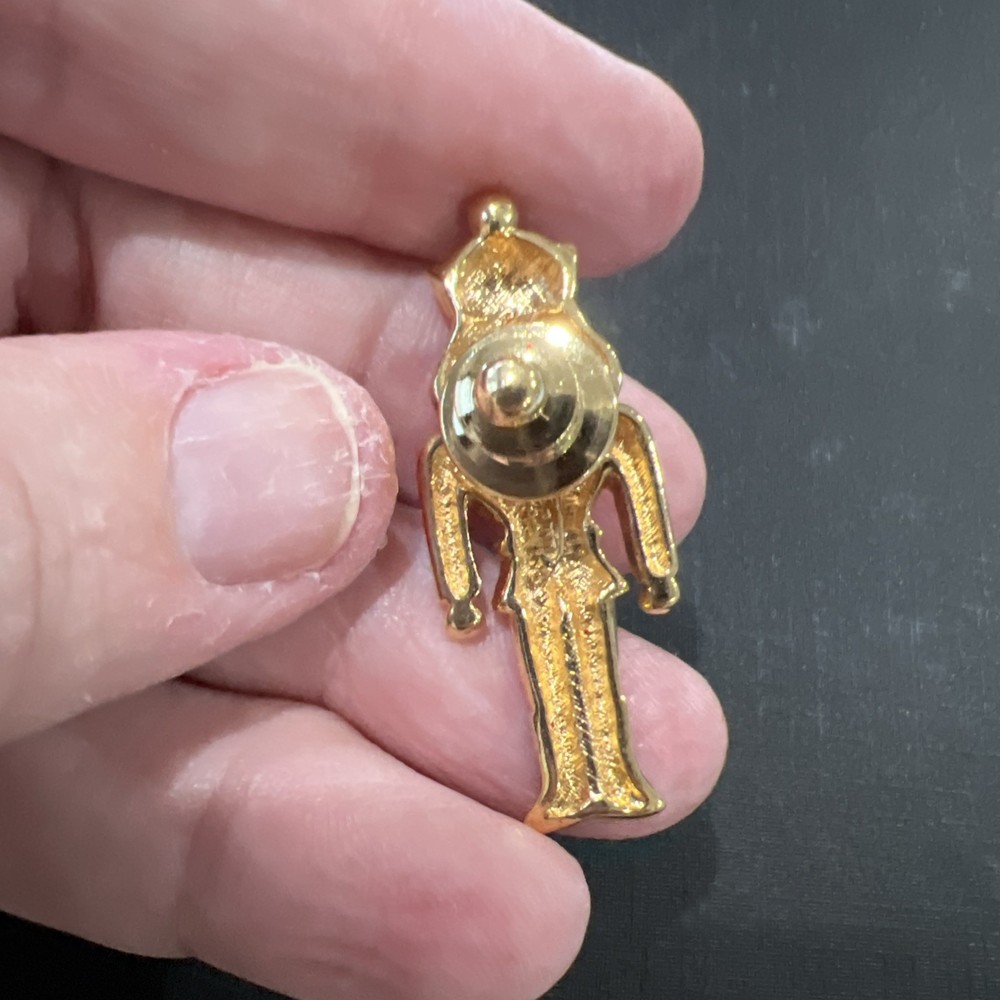 Vintage Nutcracker Christmas Pin