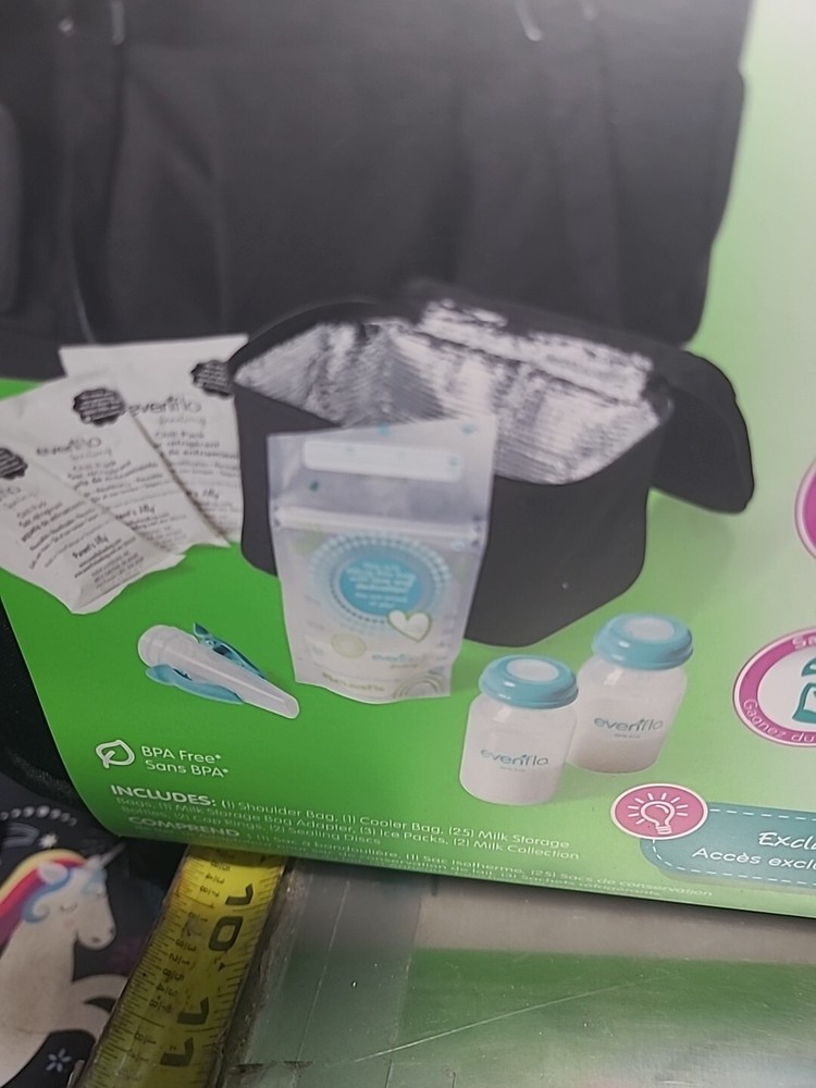 Evenflo Pumping Accessories Tote for Breastfeeding Includes Cooler Bag + More