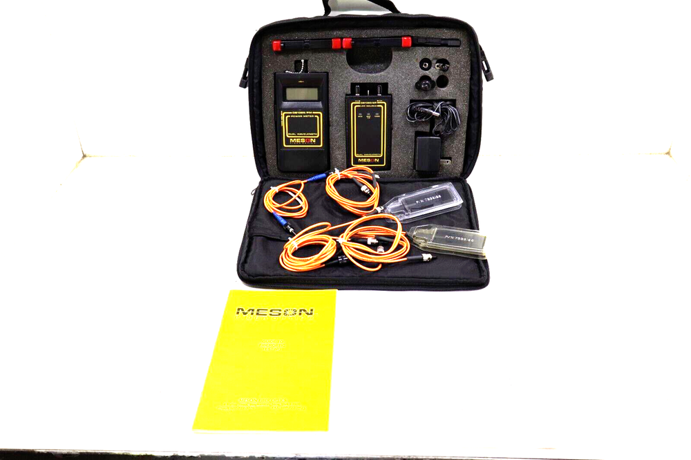 Meson Fiber Optics Power Meter & Source Testing Kit