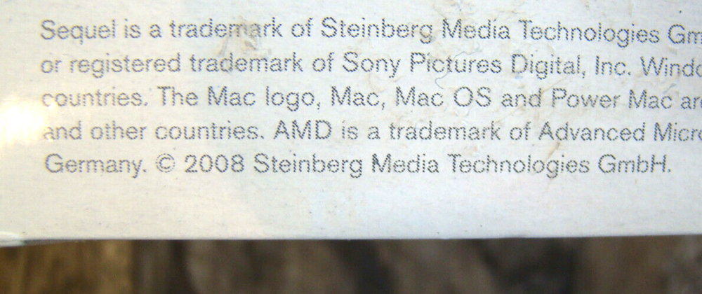 Sequel2: Music Creation And Performance ~2008 Software~ Record Mix Edit Sealed!