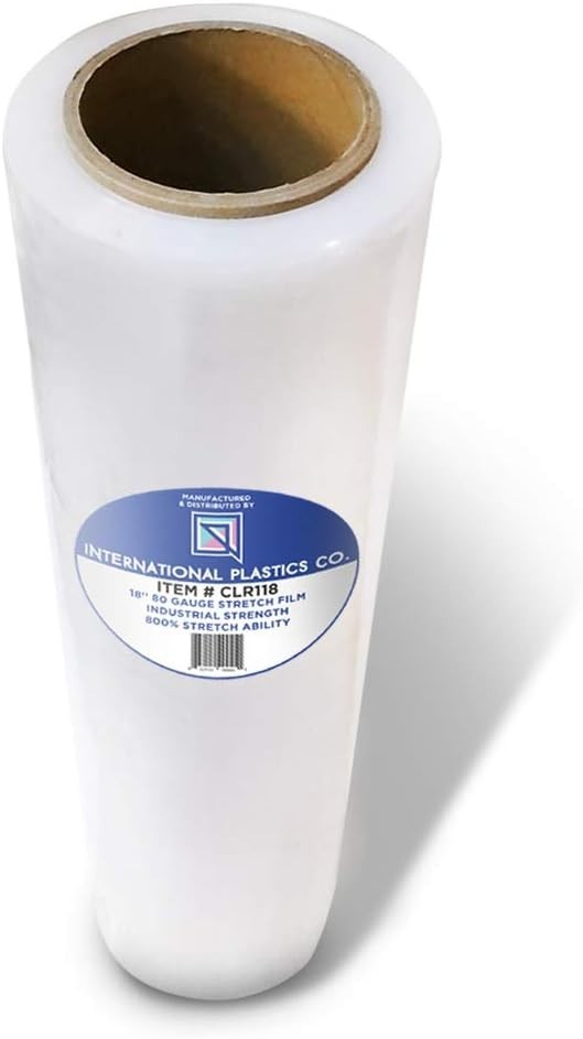 Plastic Stretch Film/Wrap 15" 1200ft Clear Durable