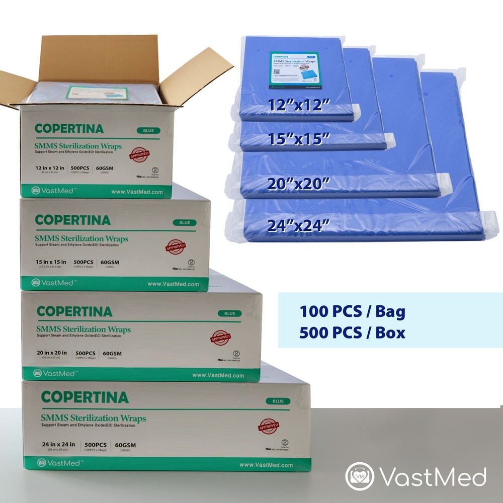 Sterilization Wraps by Vastmed SMMS Non-Woven