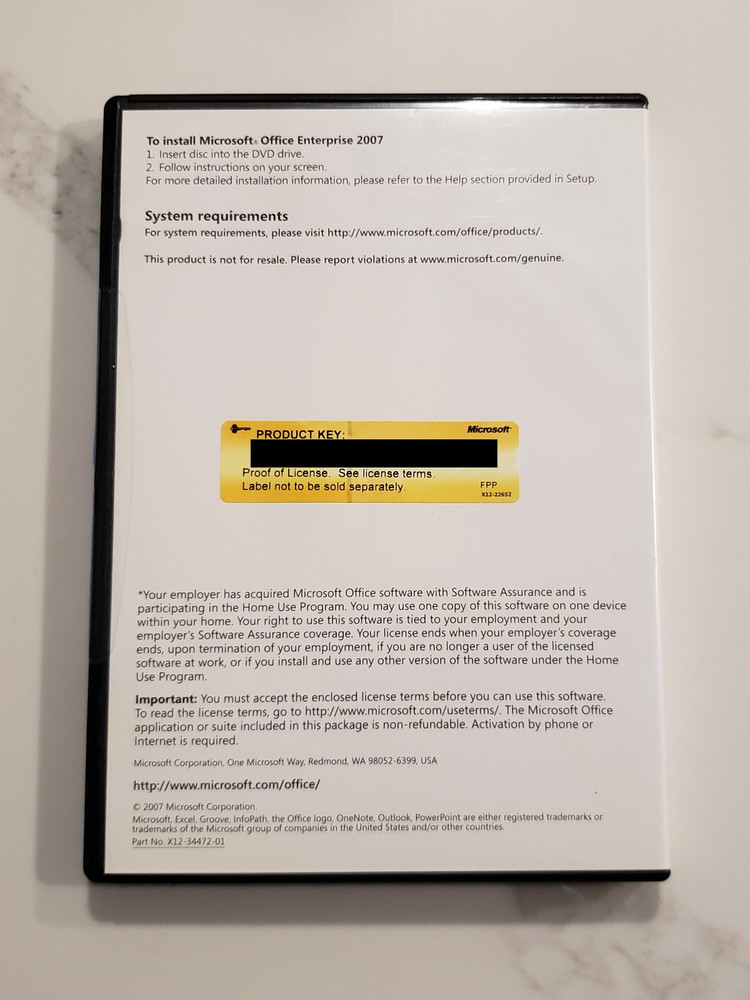 Microsoft Office Enterprise Home Use Program With Key TESTED WORKING