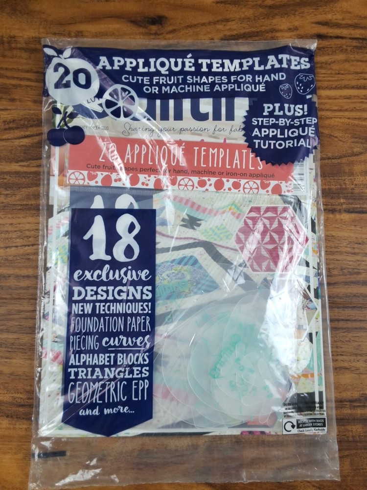 Love Patchwork & Quilting Issue 83 with 20 Applique Templates