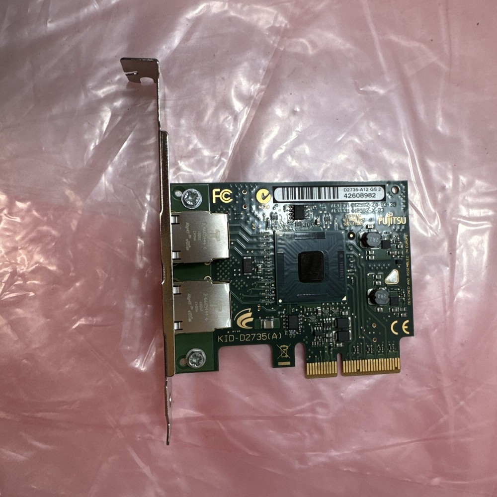 D2735-A12 DUAL PORT GIGABIT ETHERNET CONTROLLER CARD