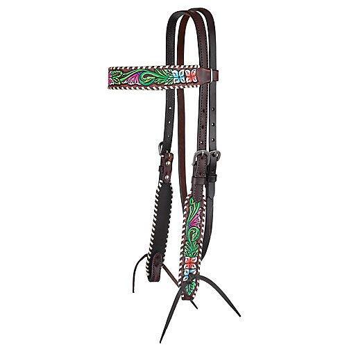 Circle Y Vibrant Garden Browband Headstall
