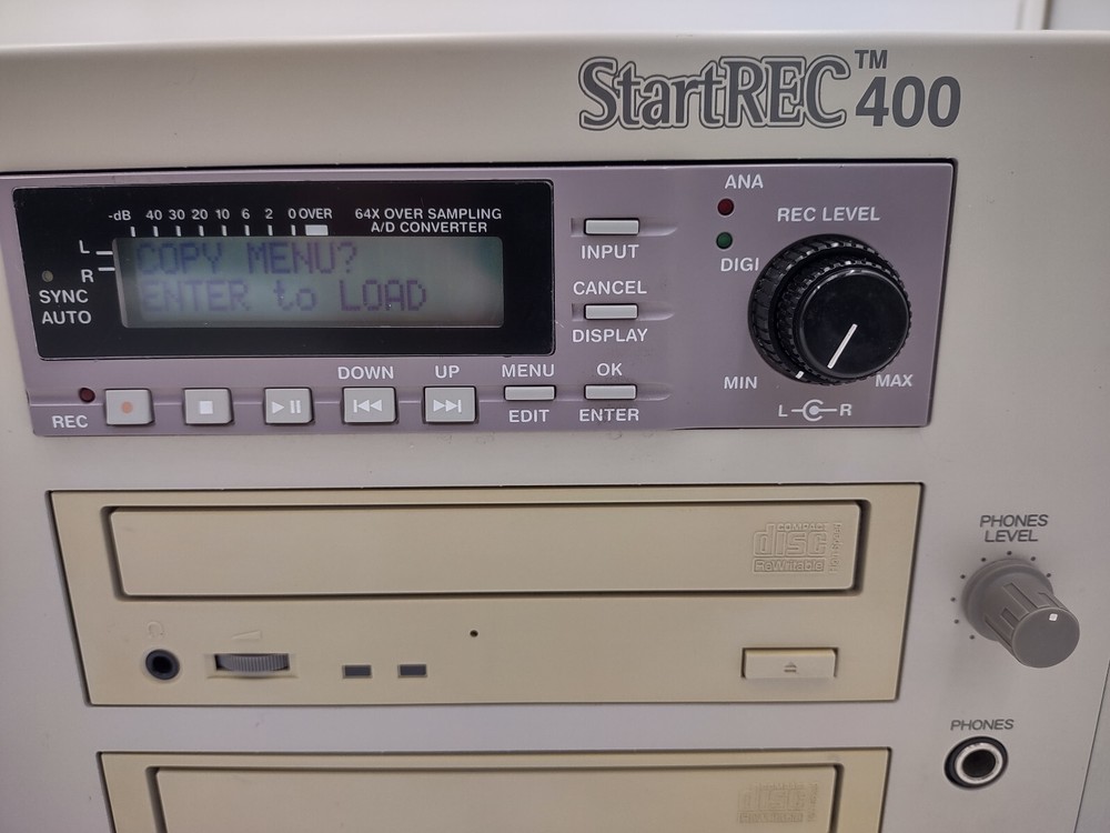 Microboards StartREC 400 High-Speed Standalone CD-R Duplicator Audio Editing