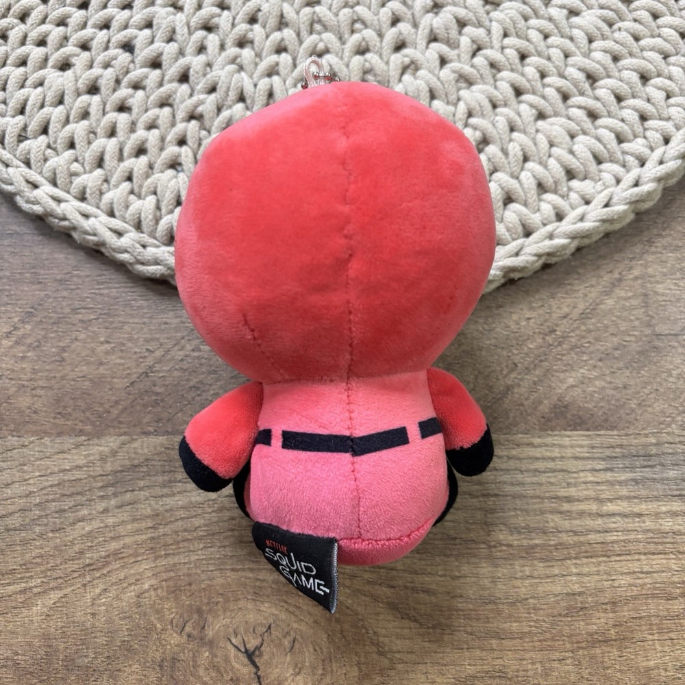 Netflix Squid Game Solider Circle Plush Keychain 5"