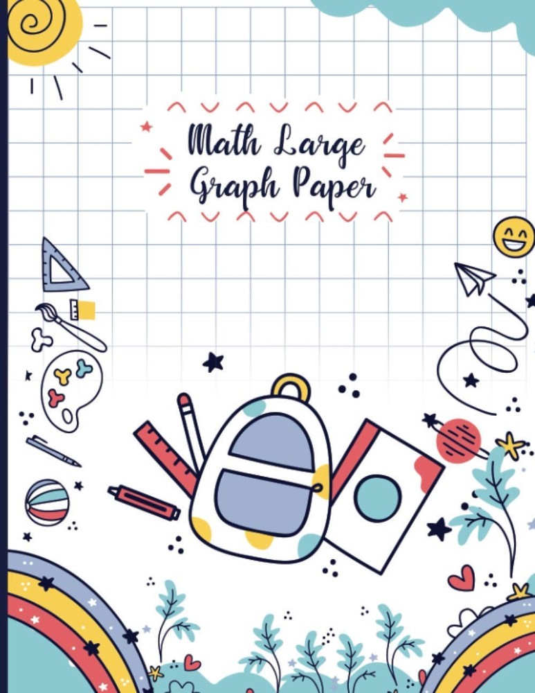Graph Paper for Multiplication: Math Large Graph Paper notebook for kids 1/2 inc