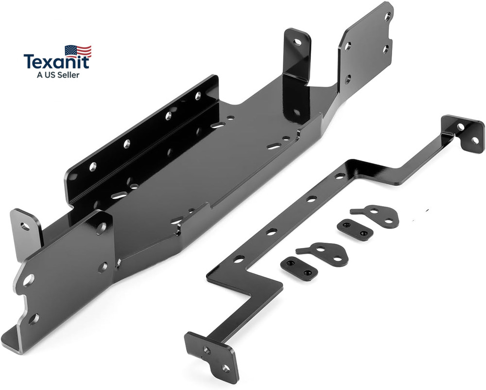 Winch Mounting Bracket Kit 13,000Lbs Front Bumper Winch Mount Plate Bracket Comp