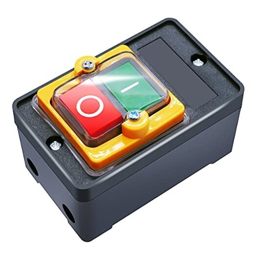 Waterproof Push Button Switch Motor On Off 3 Phase On/Off Switch with Box