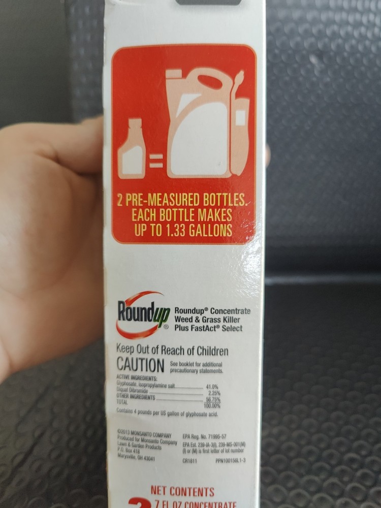 2 Pack Roundup Concentrate Weed and Grass Killer, 7 Fl. Oz. *