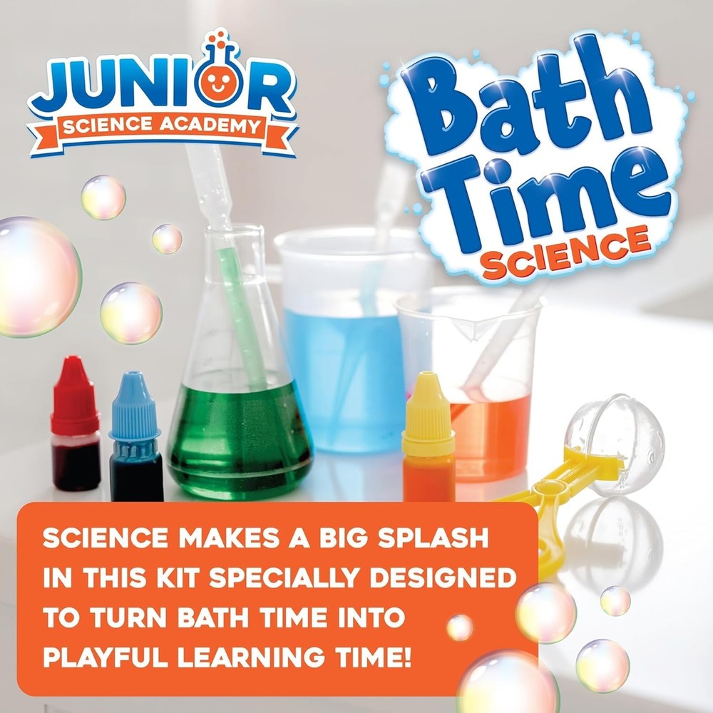 Junior Science Academy: Bath Time– 5 Amazing Beginning Science Experiments fo...